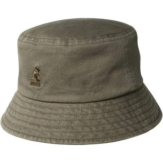 Kangol Washed Bucket Hat - Smog/L