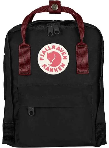 Kanken Mini Backpack-Black/Ox Red