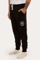 Kansas Mens Trackpants - Black/White L / Black / White