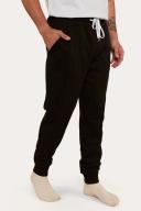 Kansas Mens Trackpants - Black/White M / Black / White