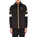 Kappa 222 Banda Dinos Jacket Black/Grey Vapor - Size M