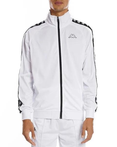 Kappa Men 222 Banda Anniston (White Black), White Black / XX-Large