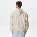 Karl Kani Small Signature Essential Zip Through Hoodie in Light beige-Neutral