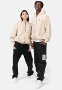 Karl Kani Small Signature Essential Zip Through Hoodie in Light beige-Neutral