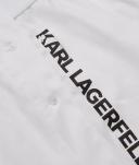 Karl Lagerfeld Kids Girls Teen White Logo Shirt Dress