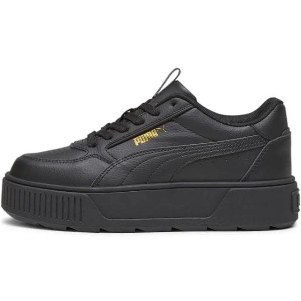 Karmen Rebelle Women's Sneakers in Black/Gold, Size 5.5 by Puma