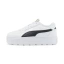 Karmen Rebelle Women's Sneakers in White/Black, Size 10.5 by Puma