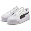 Karmen Rebelle Women's Sneakers in White/Black, Size 6.5 by Puma