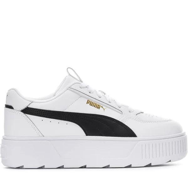 Karmen Rebelle Women's Sneakers in White/Black, Size 6.5 by Puma