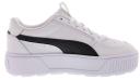 Karmen Rebelle Women's Sneakers in White/Black, Size 6 by Puma