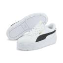 Karmen Rebelle Women's Sneakers in White/Black, Size 9.5 by Puma