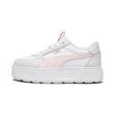 Karmen Rebelle Women's Sneakers in White/Frosty Pink/Feather Gray, Size 5.5 by Puma