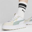 Karmen Rebelle Women's Sneakers in White/Green Fog/Alpine Snow, Size 11 by Puma