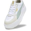 Karmen Rebelle Women's Sneakers in White/Green Fog/Alpine Snow, Size 11 by Puma