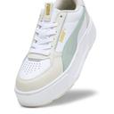 Karmen Rebelle Women's Sneakers in White/Green Fog/Alpine Snow, Size 8 by Puma