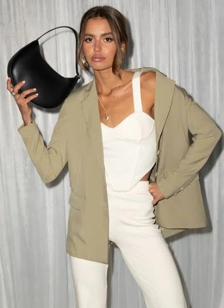 Kat Oversized Blazer - Sage Sage / AU 18