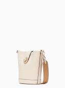 Kate Spade Audrey Croco Embossed Leather Mini Bucket Bag Bare One Size