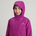 Kathmandu Andulo Girls' Two Layer Rain Jacket | Pink - 12yrs
