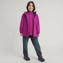 Kathmandu Andulo Girls' Two Layer Rain Jacket | Pink - 12yrs