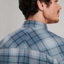 Kathmandu Carrillon HF Men's Long Sleeve Shirt | Blue/Black - L