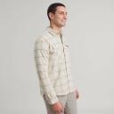 Kathmandu Carrillon HF Men's Long Sleeve Shirt | White/Yellow - XXL