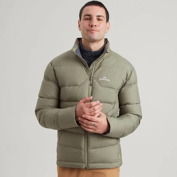 Kathmandu Epiq Men's 600 Fill Down Jacket | Green Puffer Jacket - XS