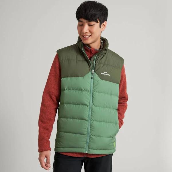 Kathmandu Epiq Men's 600 Fill Down Vest | Green Puffer Vest - XXL