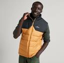 Kathmandu Epiq Men's 600 Fill Down Vest | Yellow/Black Puffer Vest - XXL