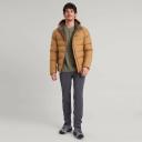 Kathmandu Epiq Men's 600 Fill Hooded Down Jacket | Brown Puffer Jacket - L