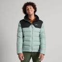 Kathmandu Epiq Men's 600 Fill Hooded Down Jacket | Green/Black Puffer Jacket - S