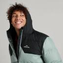 Kathmandu Epiq Men's 600 Fill Hooded Down Jacket | Green/Black Puffer Jacket - XL