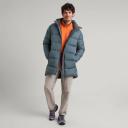 Kathmandu Epiq Men's Longline Down Coat | Blue Puffer Jacket - L