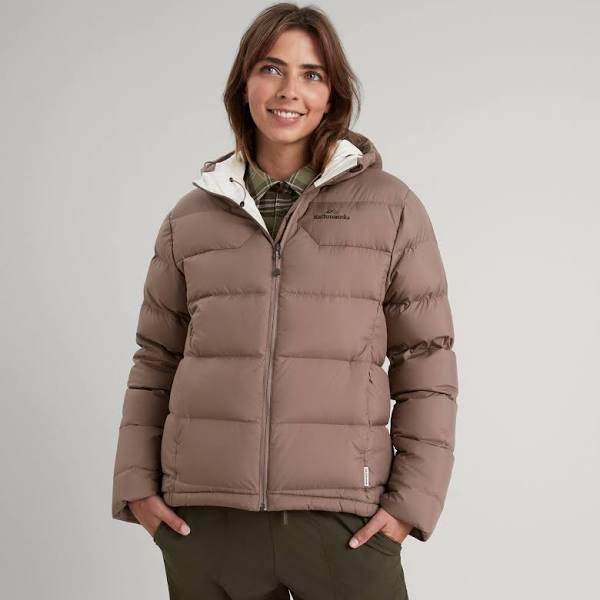 Kathmandu Epiq Women's 600 Fill Hooded Down Jacket | Neutral Puffer Jacket - 8
