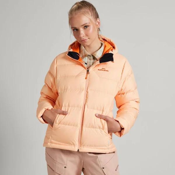 Kathmandu Epiq Women's 600 Fill Hooded Down Jacket | Pink Puffer Jacket - 14