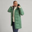 Kathmandu Epiq Women's Longline Down Coat | Green Puffer Jacket - 8