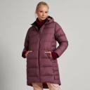 Kathmandu Epiq Women's Longline Down Coat | Purple Puffer Jacket - 8