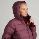 Kathmandu Epiq Women's Longline Down Coat | Purple Puffer Jacket - 8