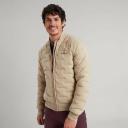 Kathmandu Federate Men's Stretch Hooded Down Jacket | Green Puffer Jacket - M