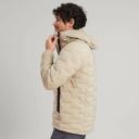 Kathmandu Federate Men's Stretch Hooded Down Jacket | Green Puffer Jacket - M