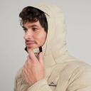 Kathmandu Federate Men's Stretch Hooded Down Jacket | Green Puffer Jacket - M