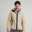 Kathmandu Federate Men's Stretch Hooded Down Jacket | Green Puffer Jacket - M