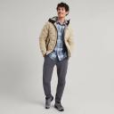 Kathmandu Federate Men's Stretch Hooded Down Jacket | Green Puffer Jacket - M