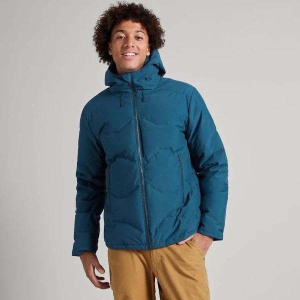 Kathmandu Frisco x Men's Hooded Down Jacket | Blue Puffer Jacket - M