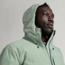 Kathmandu Frisco x Men's Hooded Down Jacket | Green Puffer Jacket - M