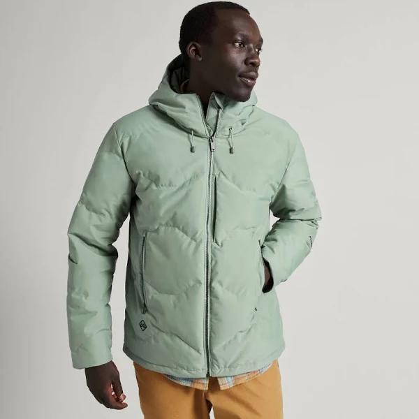 Kathmandu Frisco x Men's Hooded Down Jacket | Green Puffer Jacket - M