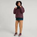 Kathmandu Frisco x Women's Hooded Down Jacket | Brown Puffer Jacket - 6