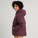 Kathmandu Frisco x Women's Hooded Down Jacket | Brown Puffer Jacket - 6