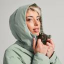 Kathmandu Frisco x Women's Hooded Down Jacket | Green Puffer Jacket - 16