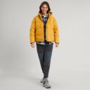 Kathmandu Frisco x Women's Hooded Down Jacket | Mustard Yellow Puffer Jacket - 6