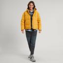 Kathmandu Frisco x Women's Hooded Down Jacket | Mustard Yellow Puffer Jacket - 8